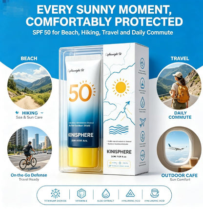 Glycerin & Vitamin B/E Body Protection Cream: Lightweight Summer Outdoor Hydrating & Refreshing Skin Care