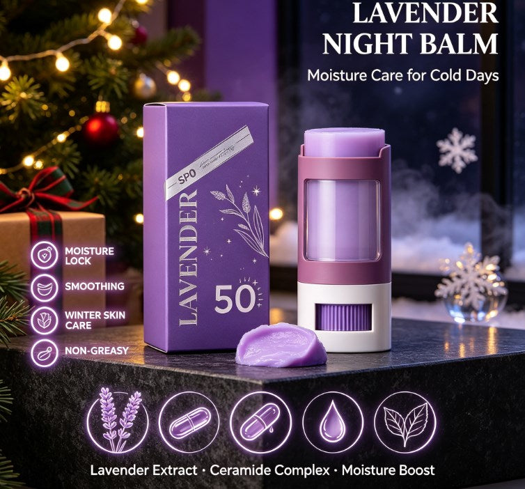 Lavender Moisturizing Face & Body Stick: Lightweight Outdoor Skin Defense & Summer Travel Essential, 0.71 Oz