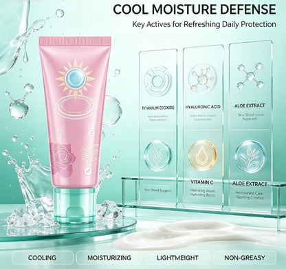 Lightweight Summer Face & Body Isolation Cream: Deeply Moisturizing & Protective Outdoor Skin Care