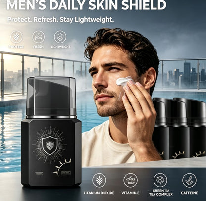 Men's Summer Outdoor Protective Cream Kit: Lightweight & Non-Greasy Daily Skin Care Solution