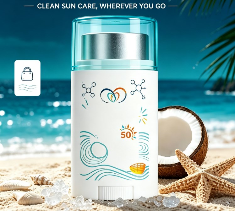 Summer Sun Protection Stick: Portable Face & Body Moisturizer for Outdoor Activities
