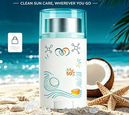 Summer Sun Protection Stick: Portable Face & Body Moisturizer for Outdoor Activities