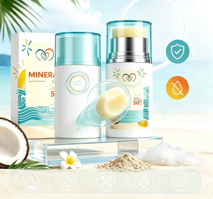 Summer Sun Protection Stick: Portable Face & Body Moisturizer for Outdoor Activities